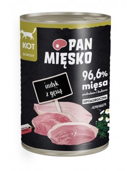 Pan Mięsko dla kota indyk z...