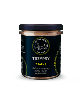 Trzypsy karma z sarną 300g