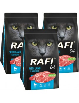 Rafi Cat z jagnięciną 3x1,5kg