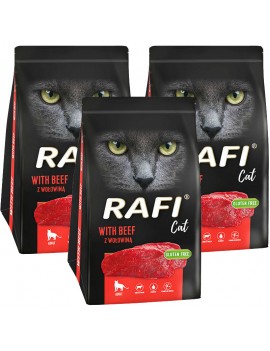 Rafi Cat z wołowiną 3x1,5kg