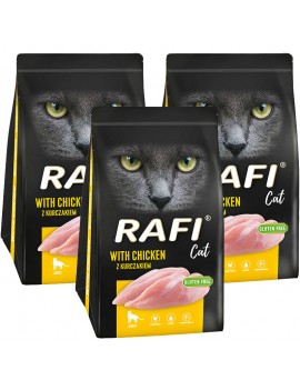 Rafi Cat z kurczakiem 3x1,5kg