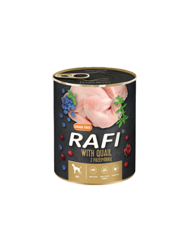 Rafi dla psa z przepiórką 800g