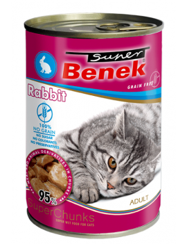 Super Benek Chunks królik 415g