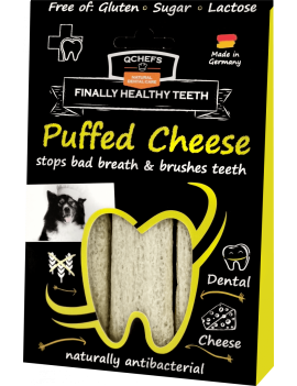 QCHEFS Dog Puffed Cheese do...