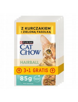 Cat Chow hairball kurczak...