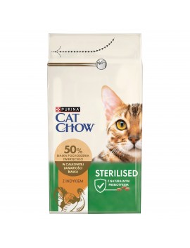 Cat Chow Sterilised indyk...