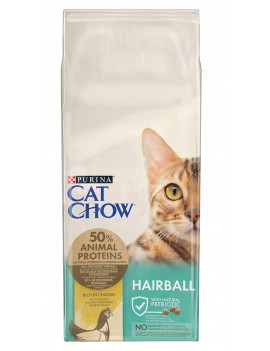 Cat Chow hairball kurczak 15kg