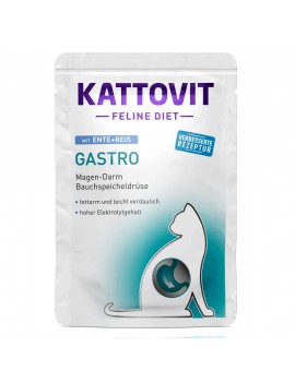 Kattovit Gastro kaczka ryż 85g