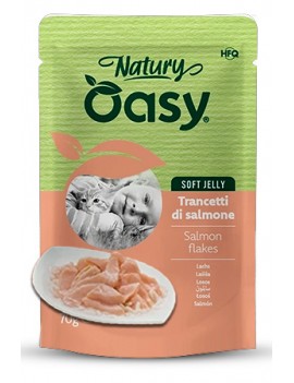 Oasy kot Natury łosoś 70g