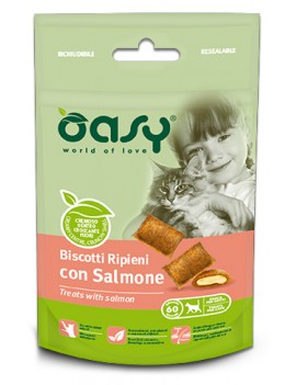 Oasy kot ciasteczka łosoś 60g
