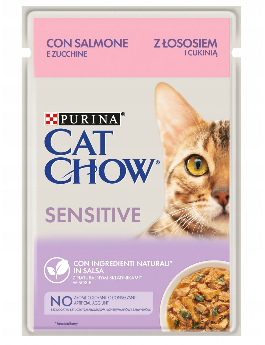 Cat Chow Sensitive Łosoś