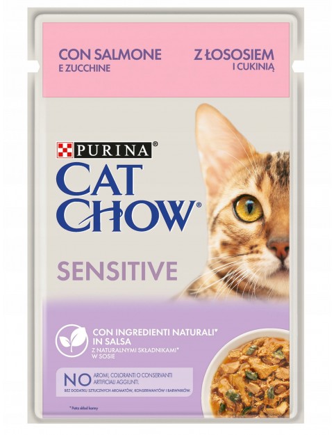 Cat Chow Sensitive Łosoś